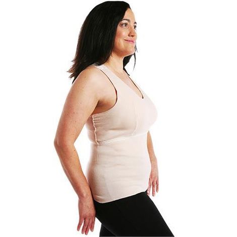 Softee Vee Beige Prosthetic Camisole