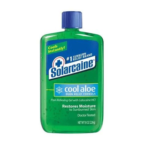 Solarcaine Cool Aloe Extra Burn Relief Gel With Lidocaine