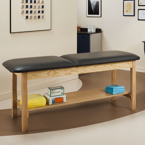 Clinton ETA Classic Series Treatment Table with Shelf