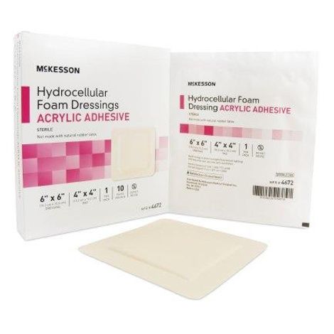 Buy McKesson Acrylic Adhesive Hydrocellular Foam Dressing