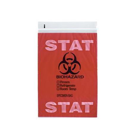 Rd Plastics Stat Printed 3-Wall No-Flap Reclosable Bag