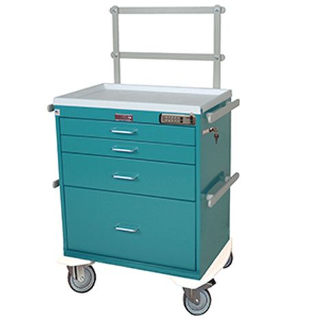 Harloff Six Drawer Monitor Cart