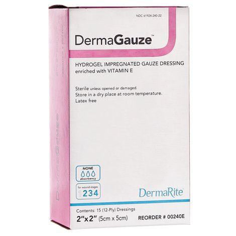 Buy DermaRite DermaGauze Hydrogel Impregnated Gauze Dressing