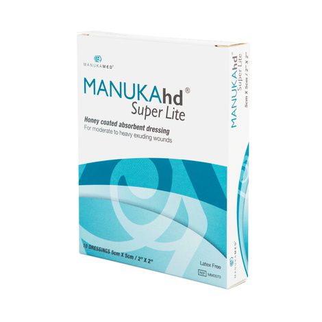 Buy ManukaMed MANUKAhd Super Lite Honey Coated Absorbent Dressing