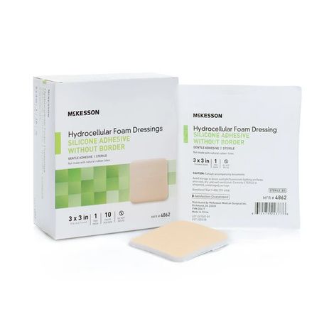 Buy McKesson Hydrocellular Silicone Adhesive Foam Dressing