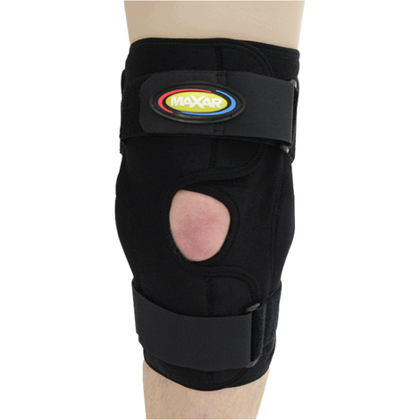 MAXAR Airprene (Breathable Neoprene) Wrap-Around Knee Brace With Double Pivot Hinge