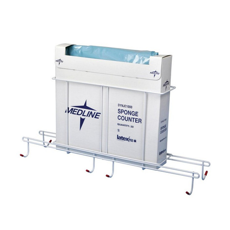 Medline Surgical Sponge Counter Rack