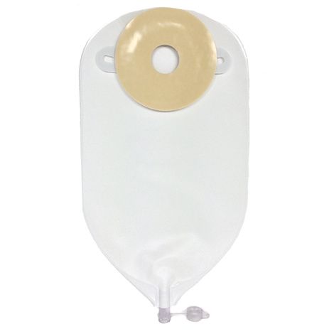 Hpfy StoresNu-Hope Classic-Round One Piece Opaque Urinary Precut Flat Ostomy Pouch