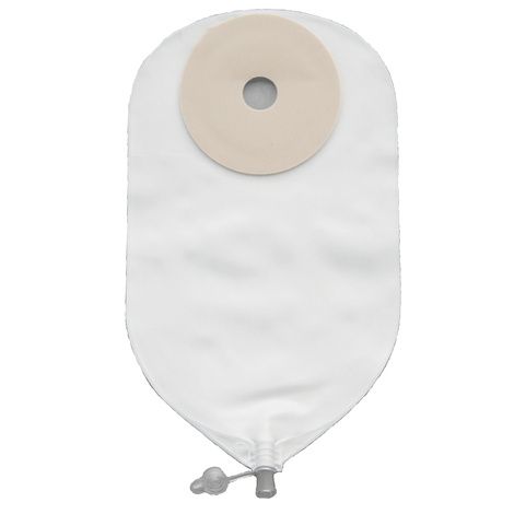 Hpfy StoresNu-Hope NuFlex Round One Piece Urinary Precut Flat Ostomy Pouch With 3.5" Foam Opening