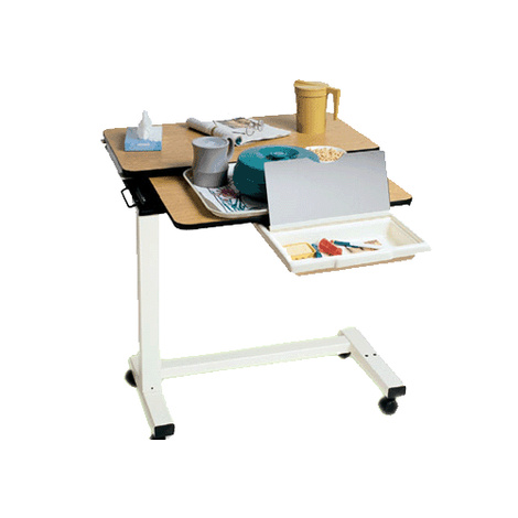 Executive Split-Top Overbed Table