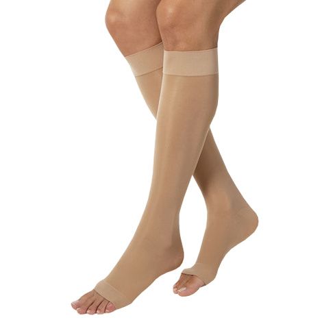BSN Jobst Ultrasheer Open Toe Knee High 15-20 mmHg Moderate Compression Stockings