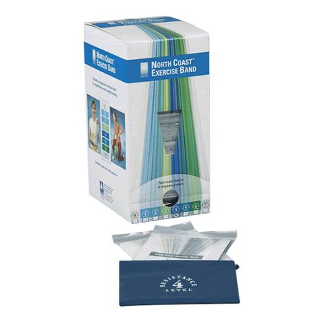 North Coast Medical Exercise Band With Dispenser Box