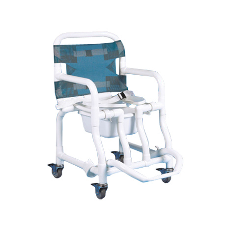 Duralife Deluxe Open Front Shower And Commode Chair