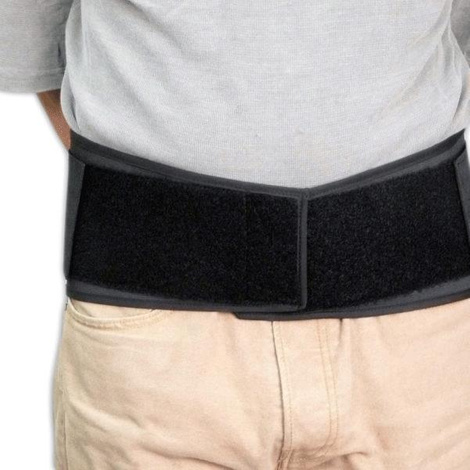 AT Surgical Naugahyde 7-Inch Tall Back Brace