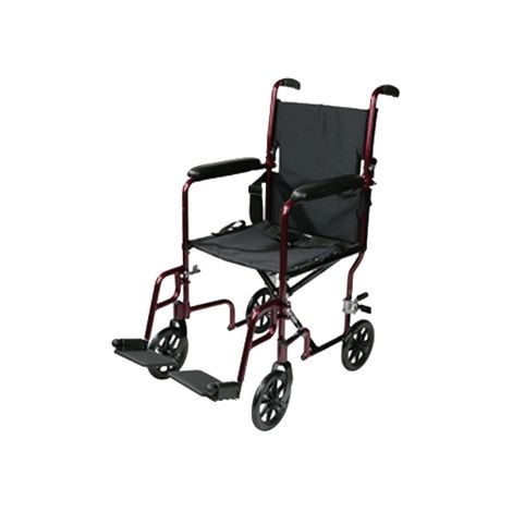 Rose Healthcare 19 Inch Light Weight Aluminum Transport Chairs