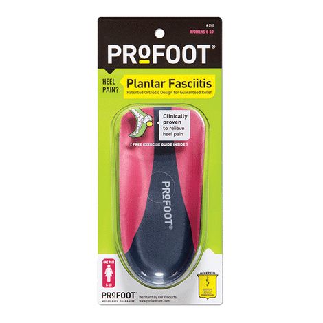 ProFoot Plantar Fasciitis Heel Cup Insoles