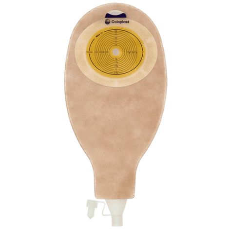 Hpfy StoresColoplast SenSura One-Piece Flat Standard Cut-to-Fit Opaque Drainable Pouch with Soft Outlet