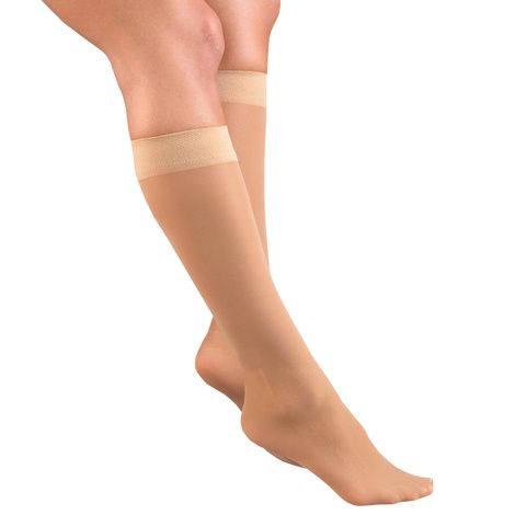 FLA Activa Sheer Therapy Women Knee Dress 15-20 mmHg Socks