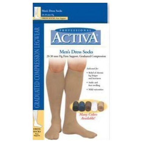 FLA Orthopedics Activa Men Firm Support 20-30mmHg Dress Socks