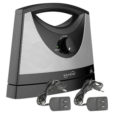 Serene Innovations TV SoundBox Wireless TV Speaker With Two A/C Adapters