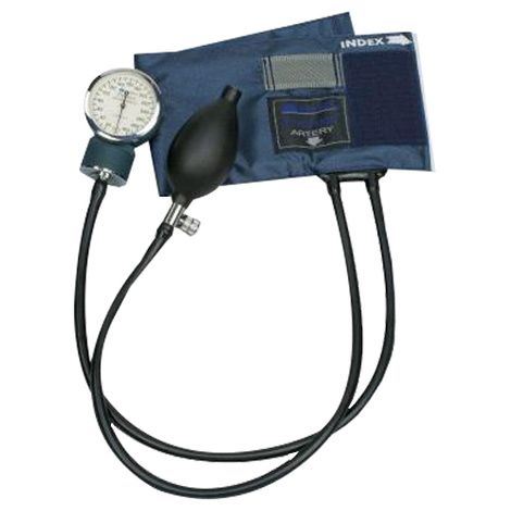 Mabis DMI PRECISION Series Aneroid Sphygmomanometer with Blue Nylon Cuff