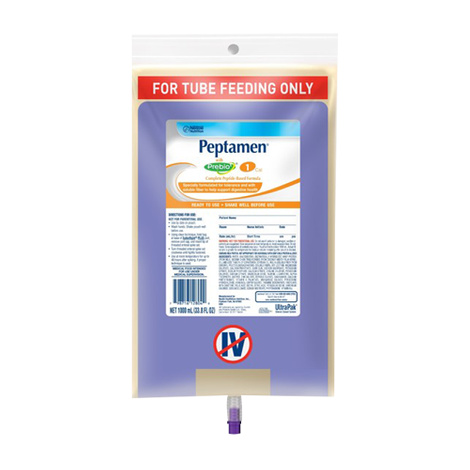 Nestle Peptamen PREBIO1 Complete Elemental Nutrition With SpikeRight Port