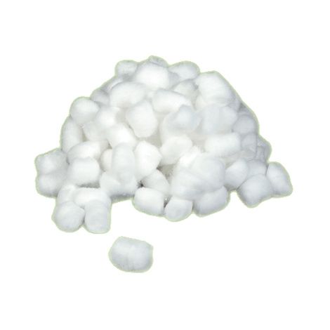Medline Nonsterile Cotton Balls Large - 1000 / Pack - 100% Cotton - White 