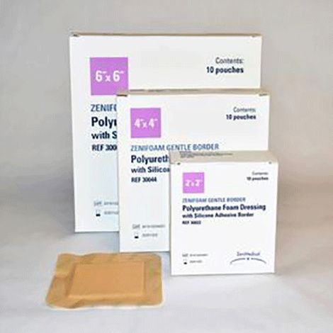 Buy ZeniMedical Zenifoam Gentle Border Polyurethane Foam Dressing