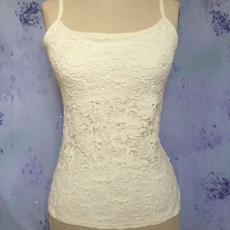 Still You Alise Jacquard Lace Tank Top