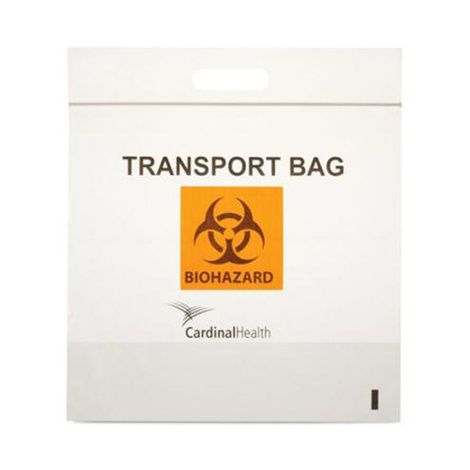 Cardinal 3-Wall Biohazard Transport Bag With Zipper