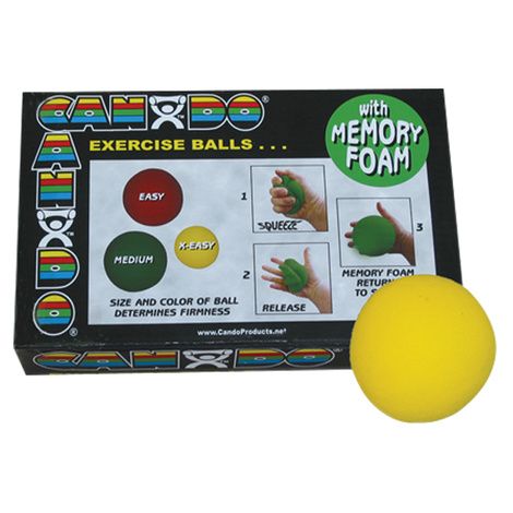 CanDo Memory Foam Squeeze Hand Ball Exerciser