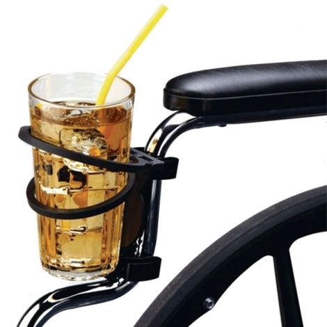 Sammons Preston Collapsible Drink Holder For Wheelchair