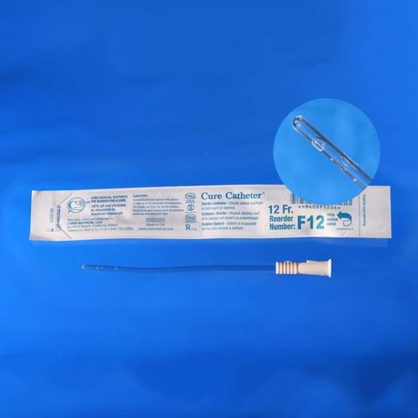 Cure Catheter 6 Inches Female Intermittent Catheter With Straight Tip