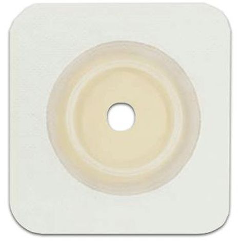 Hpfy StoresGenairex Securi-T Two-Piece Flat Extended Wear Cut-to-Fit Tan Solid Hydrocolloid Skin Barrier Wafer