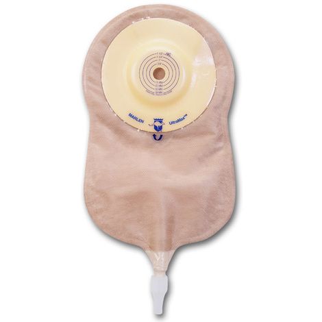 Hpfy StoresMarlen UltraMax One-Piece Shallow Convex Urostomy Pouch With AquaTack Hydrocolloid Barrier
