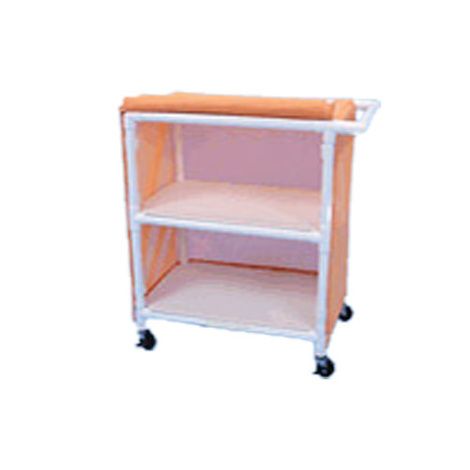 Healthline Two Shelf Linen Cart With Cover
