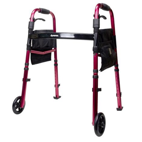 Dynarex Travel Walker With 5-Inch Wheels