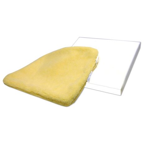 Skil-Care Solid Foam Cushion With Sheepskin Cover