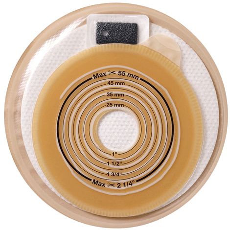Hpfy StoresColoplast Assura One-Piece Mini Cut To Fit Stoma Cap With Flexible Skin Barrier