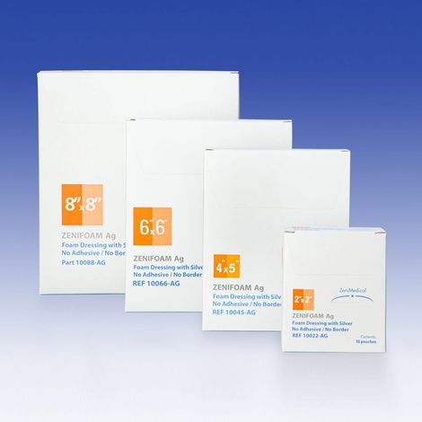 Buy ZeniMedical ZeniFoam-AG Polyurethane Foam Dressing With Silver