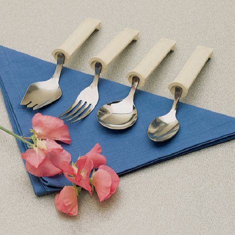 Plastic Handle Swivel Utensils