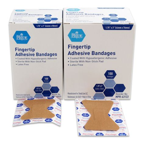 Buy MedPride Sterile Fabric Fingertip Adhesive Bandages