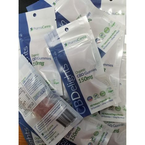 PharmaCanna CBDelights 150mg Organic Gummies