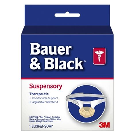 3M Bauer & Black Scrotal Support Suspensory Without Leg Straps