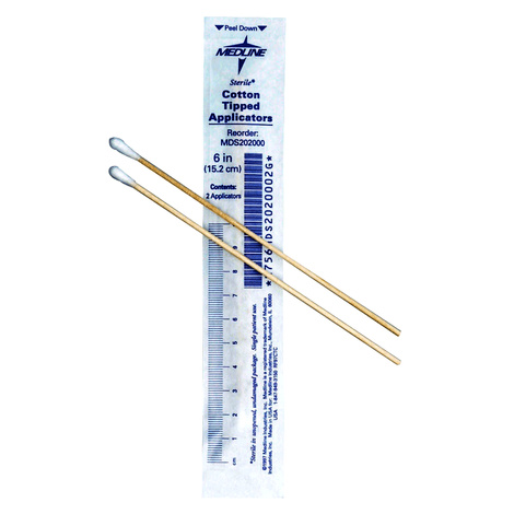 Medline Sterile Cotton Tipped Applicators