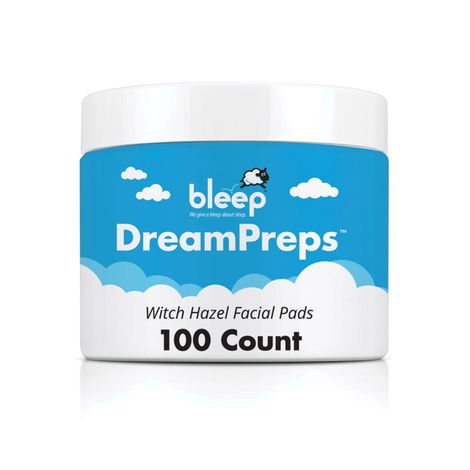 BleepSleep DreamPreps Witch Hazel Facial Pads