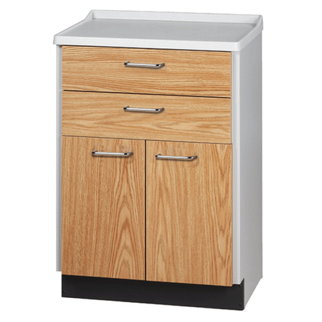 Clinton Molded Top Treatment Cabinet with Two Doors and Two Drawers