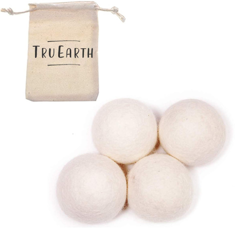 Tru Earth Wool Dryer Balls - Reusable Fabric Softener