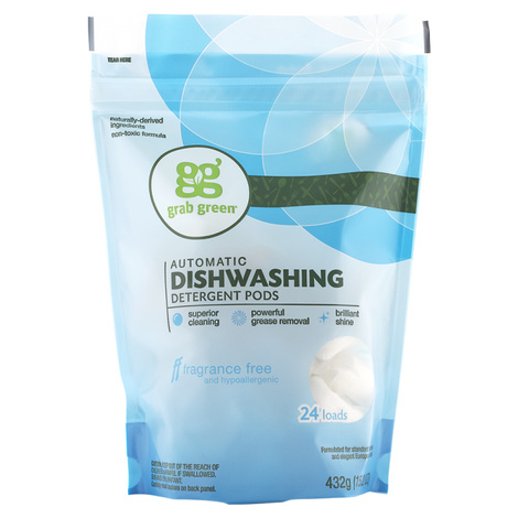 Grab Green Fragrance-Free Automatic Dishwasher Detergent Pods