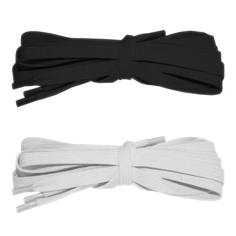 Wide Elastic Shoelaces